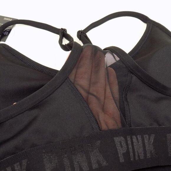 new with tags! PINK VS logo floral ultimate sports bra - Picture 4 of 7